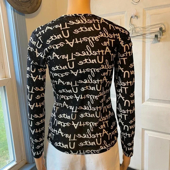 Carl Fancy Sexy Stretch Casual Blouse Top Women Size S/M - Picture 6 of 7